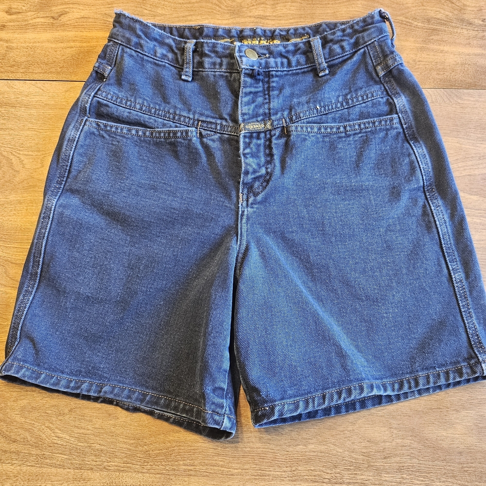Marithe Francois Girbaud Classic Blue Denim Shorts